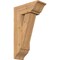 Ekena Millwork Traditional Traditional Smooth Bracket w/ Offset Brace, Western Red Cedar, 7 1/2"W x 18"D x 30"H BKT0806X18X30TRA01SWR - alternate 1